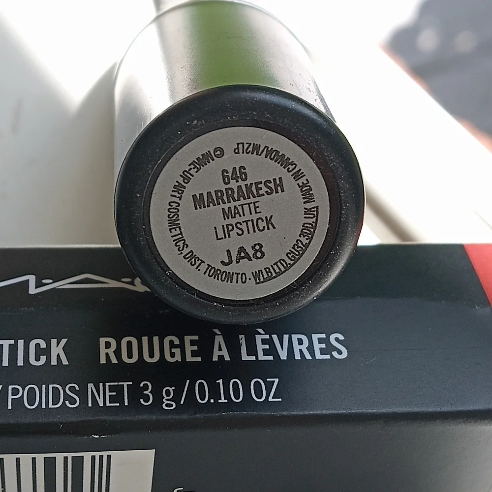 🆕 MAC Marrakesh Matte Lipstick, #646 0.10oz/3g New In Box